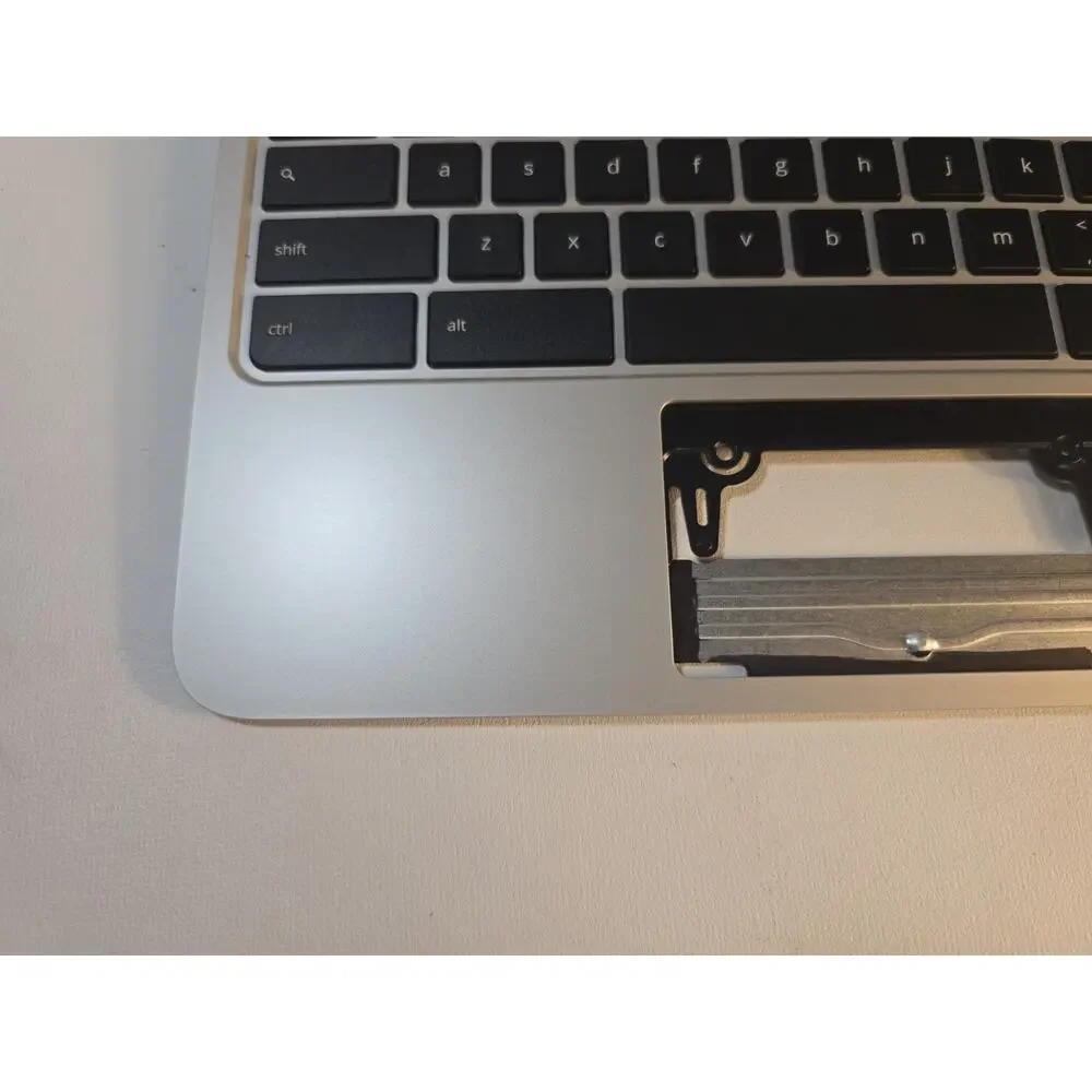HP Chromebook 11 G3 N2840 Palmrest w/ Keyboard 788639-001 Silver And Black